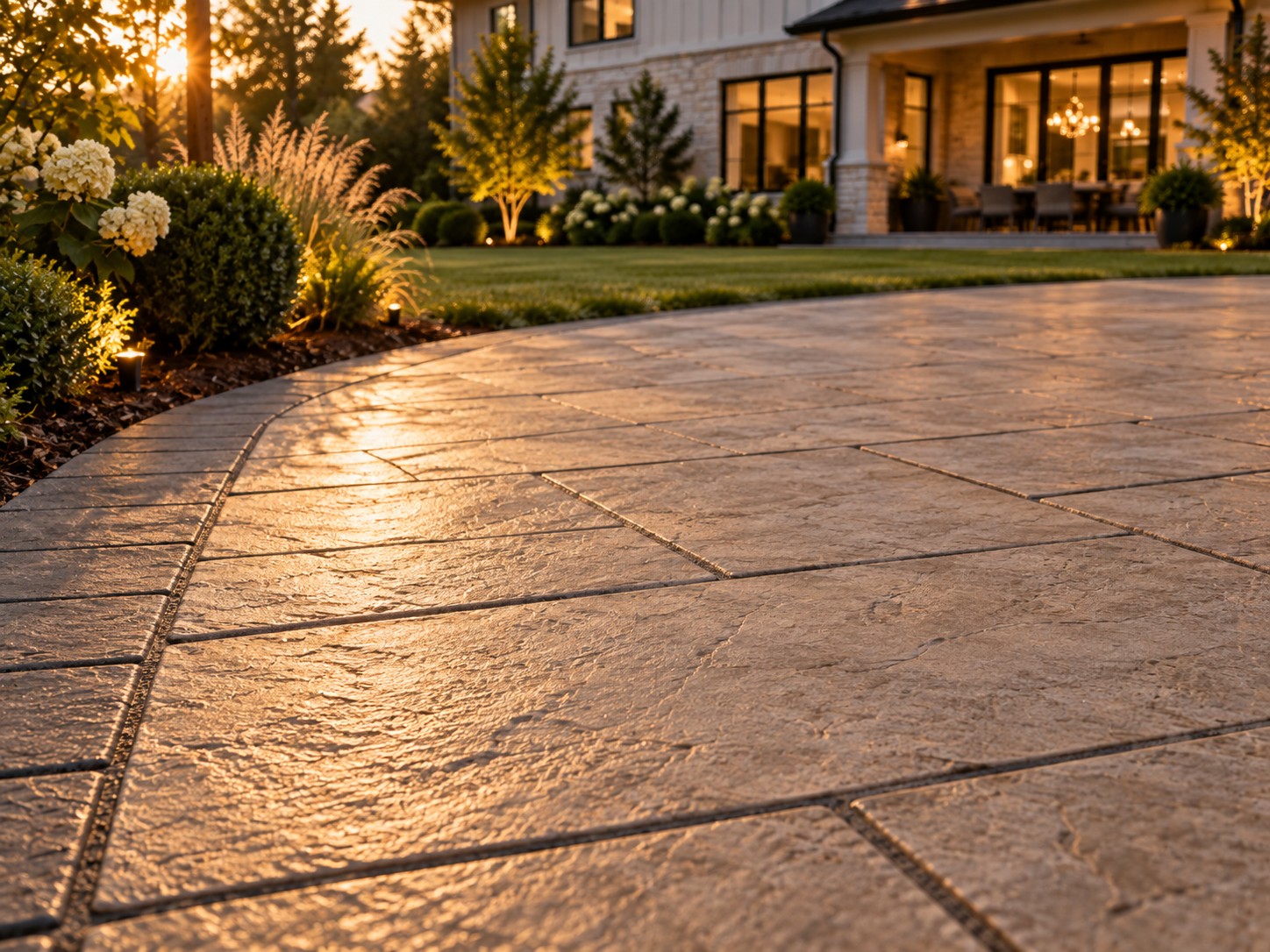 Decorative work by L.D. Williams Decorative Concrete