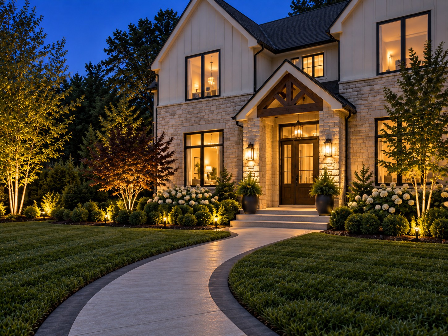 Walks & steps work by L.D. Williams Decorative Concrete